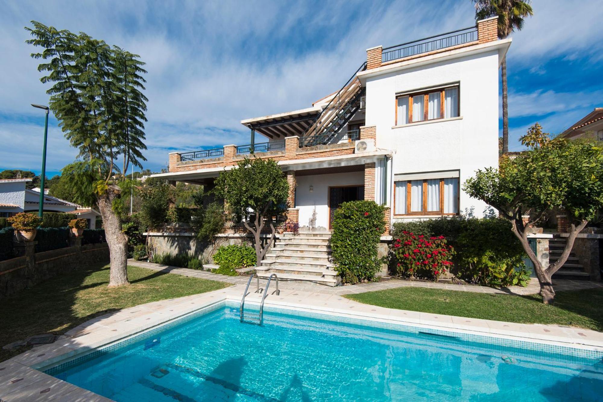 Queen Of The Ocean Villa: Stately Style House With Pool Málaga Kültér fotó